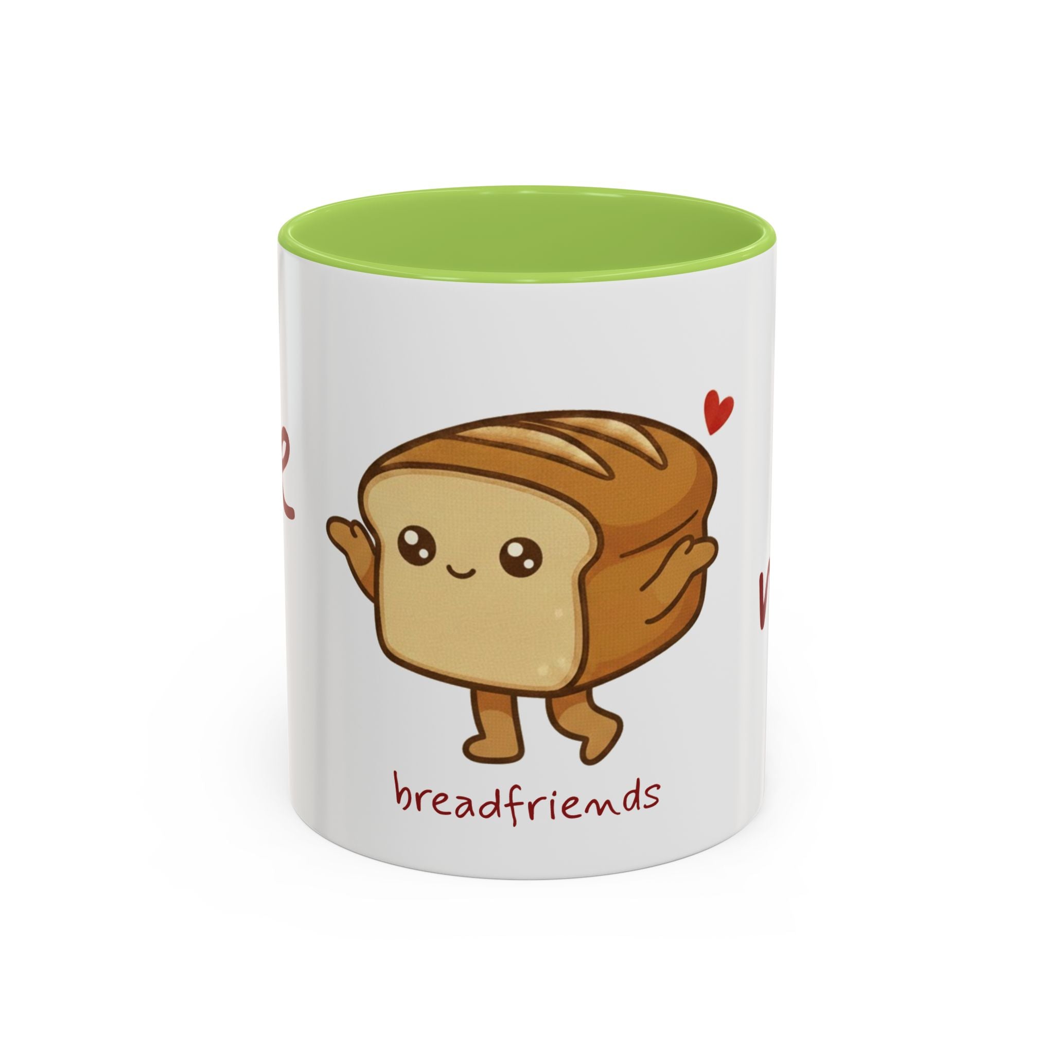 Rye Not? Walking Bread Illustration Mug | Kawaii Loaf Coffee Mug | Breadfriend