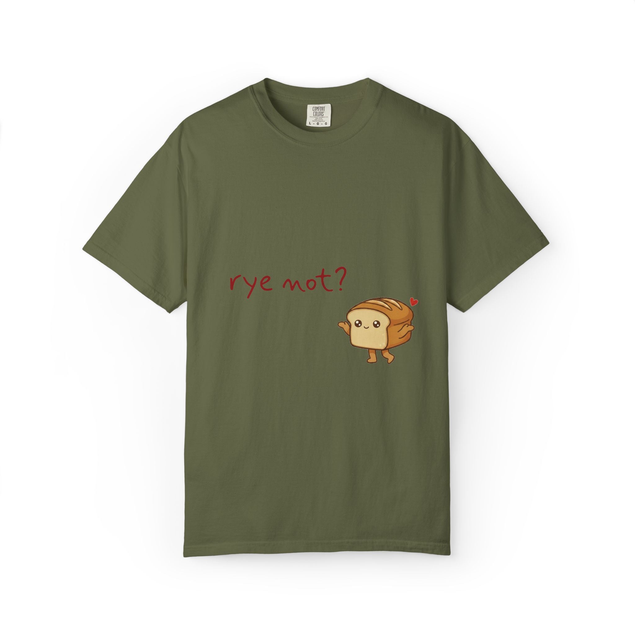 Rye Not? Cartoon Bread Character T-shirt | breadfriends graphic tee