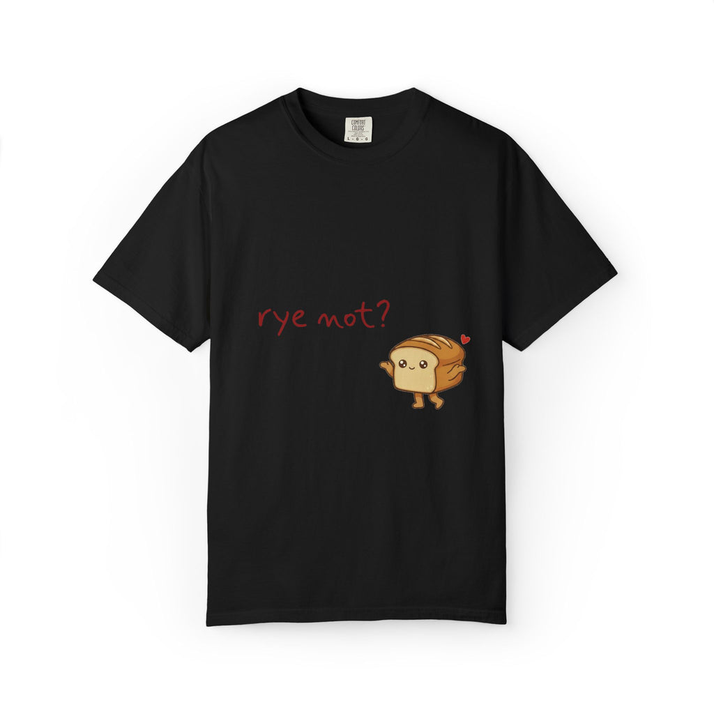 Rye Not? Cartoon Bread Character T-shirt | breadfriends graphic tee