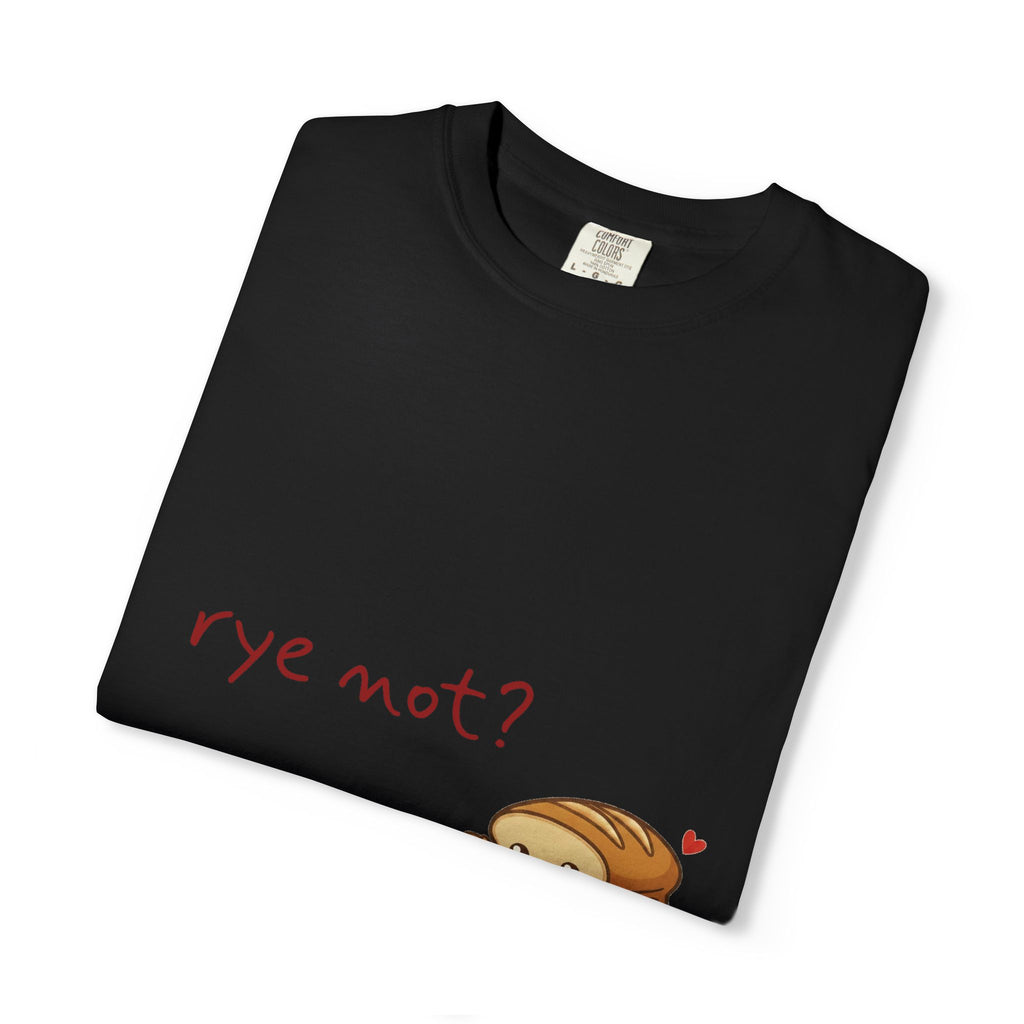 Rye Not? Cartoon Bread Character T-shirt | breadfriends graphic tee