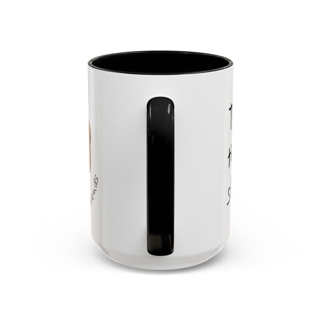 Kawaii Walking Bread Illustration Mug | Accent Coffee Mug (11oz, 15oz) | Breadfriend