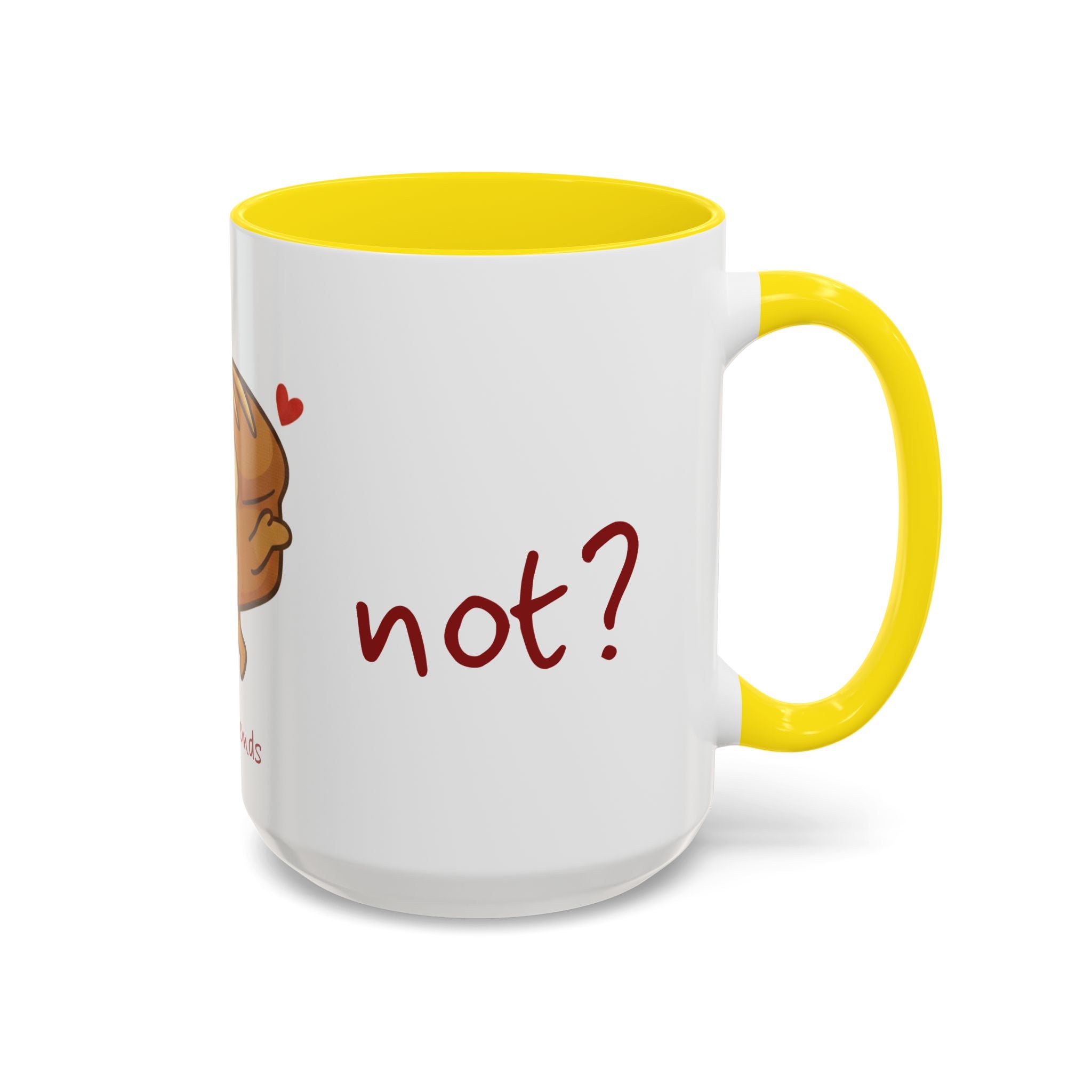 Rye Not? Walking Bread Illustration Mug | Kawaii Loaf Coffee Mug | Breadfriend