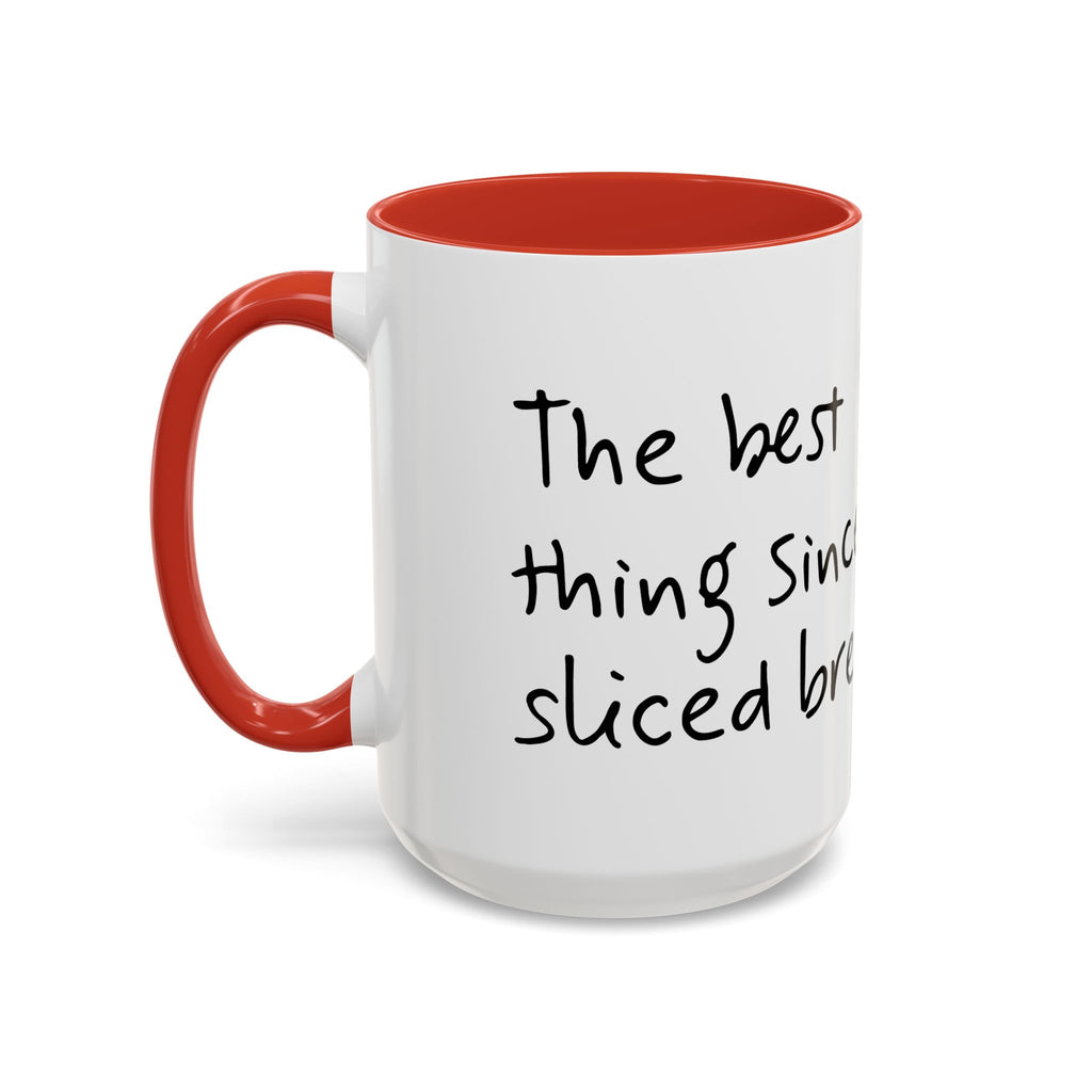 Kawaii Walking Bread Illustration Mug | Accent Coffee Mug (11oz, 15oz) | Breadfriend