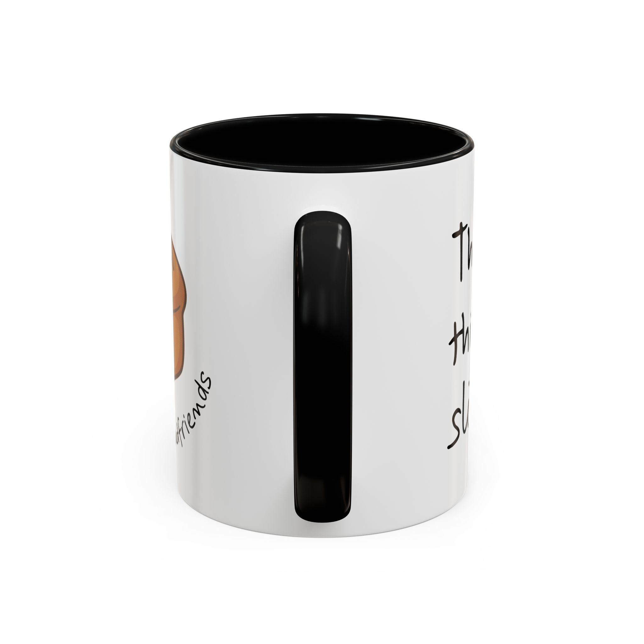 Kawaii Walking Bread Illustration Mug | Accent Coffee Mug (11oz, 15oz) | Breadfriend