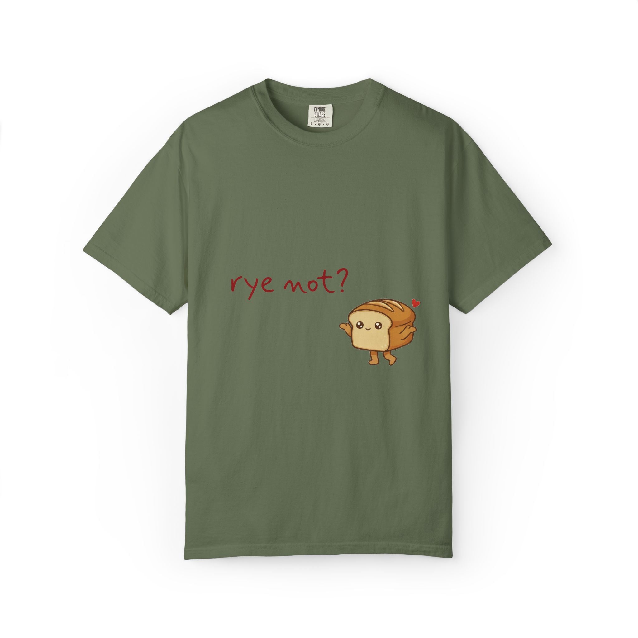 Rye Not? Cartoon Bread Character T-shirt | breadfriends graphic tee