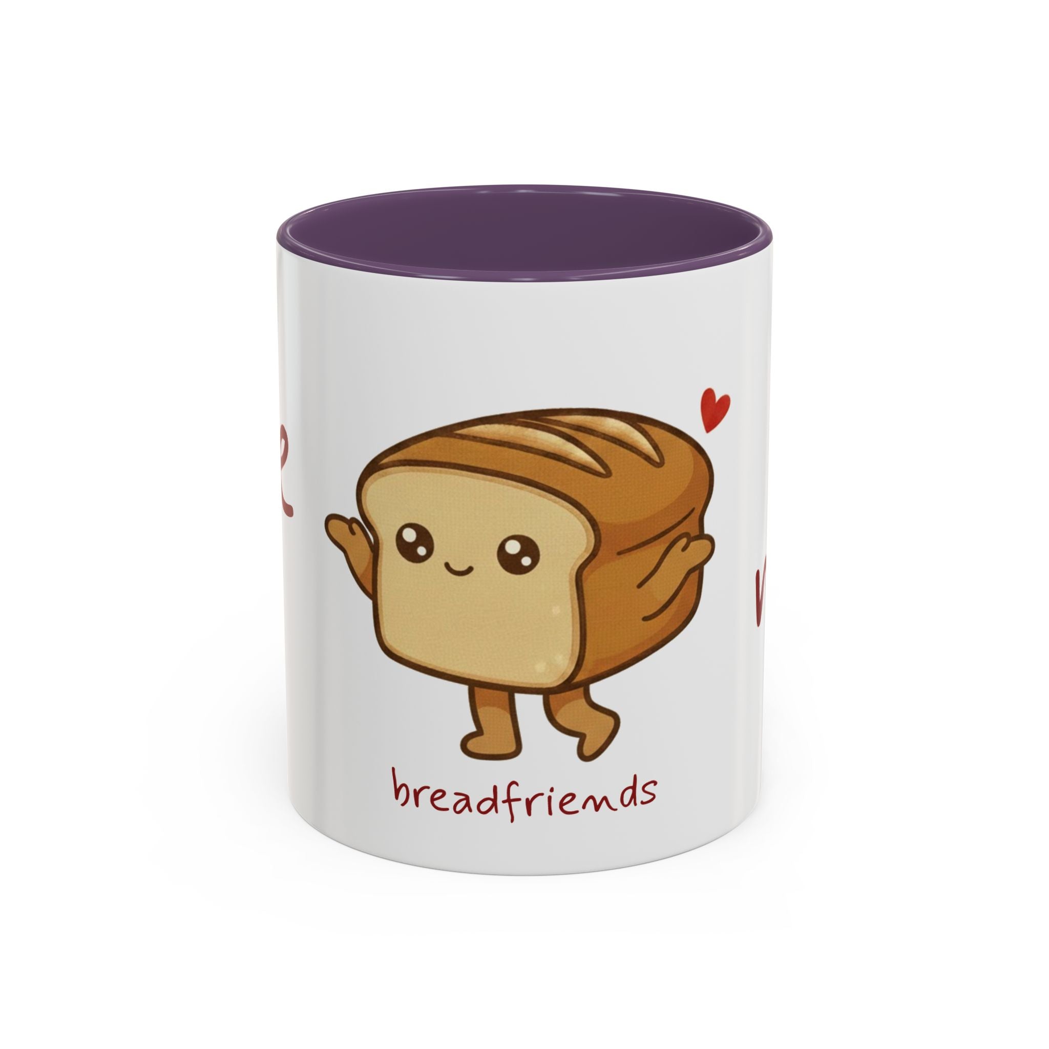 Rye Not? Walking Bread Illustration Mug | Kawaii Loaf Coffee Mug | Breadfriend