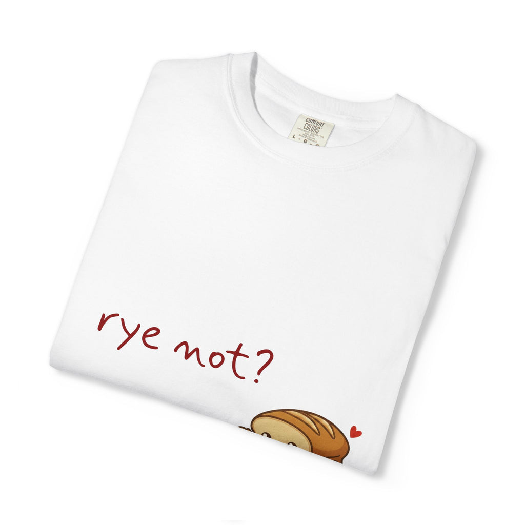 Rye Not? Cartoon Bread Character T-shirt | breadfriends graphic tee