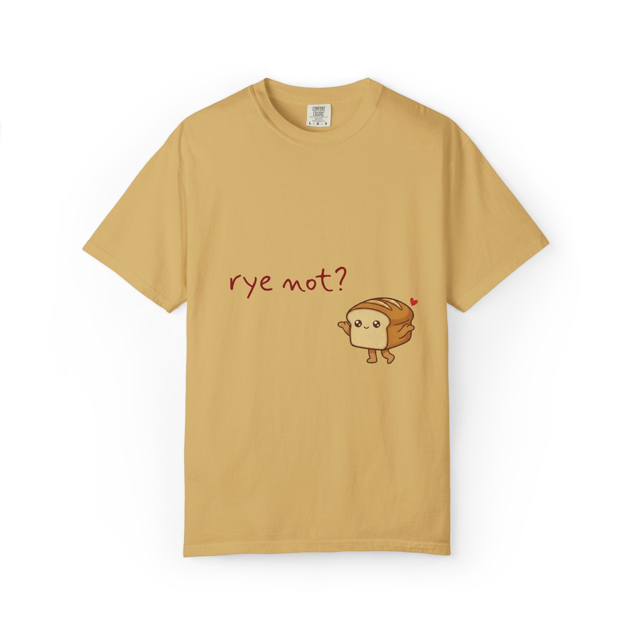 Rye Not? Cartoon Bread Character T-shirt | breadfriends graphic tee