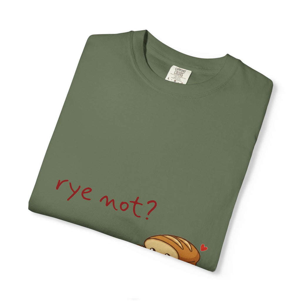 Rye Not? Cartoon Bread Character T-shirt | breadfriends graphic tee