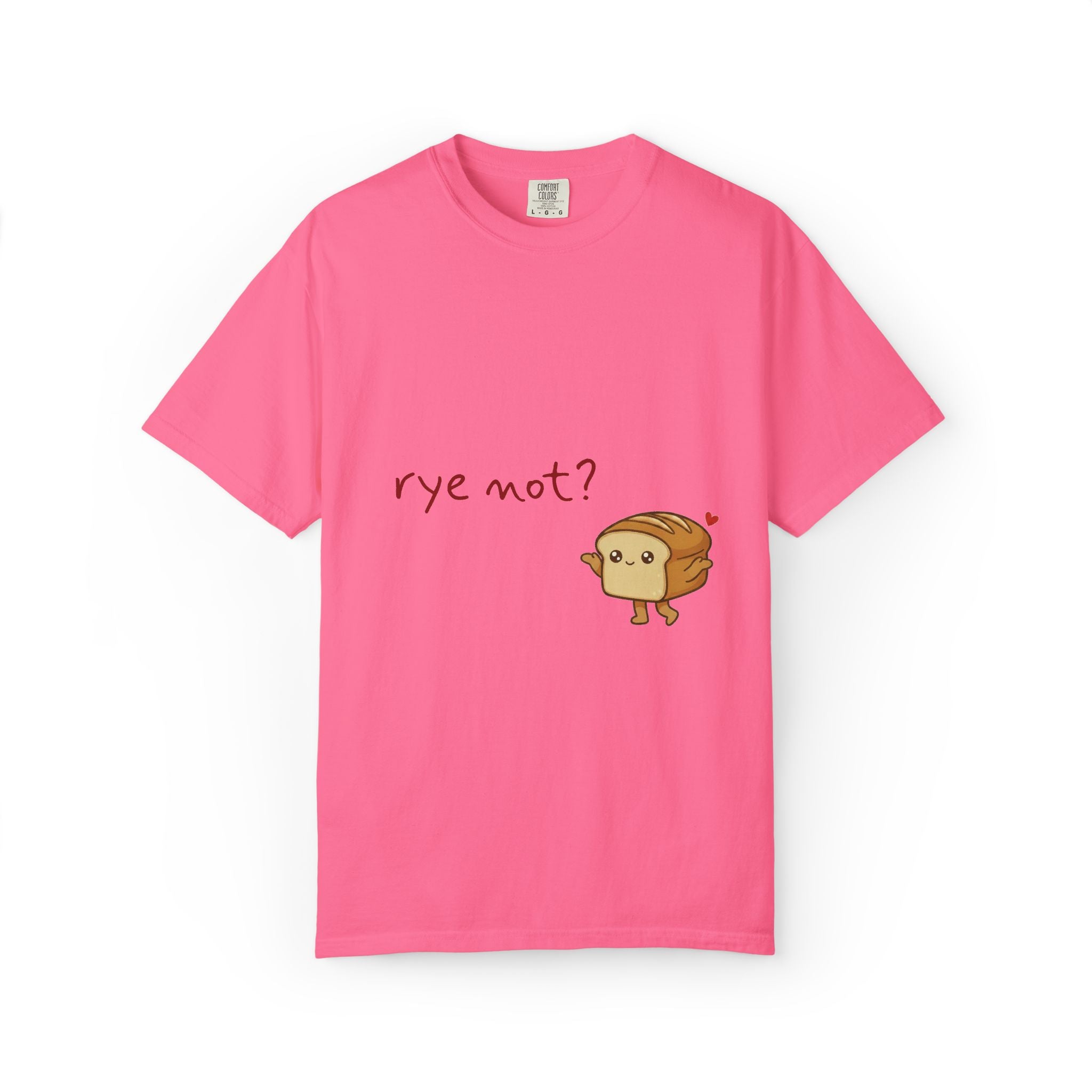 Rye Not? Cartoon Bread Character T-shirt | breadfriends graphic tee