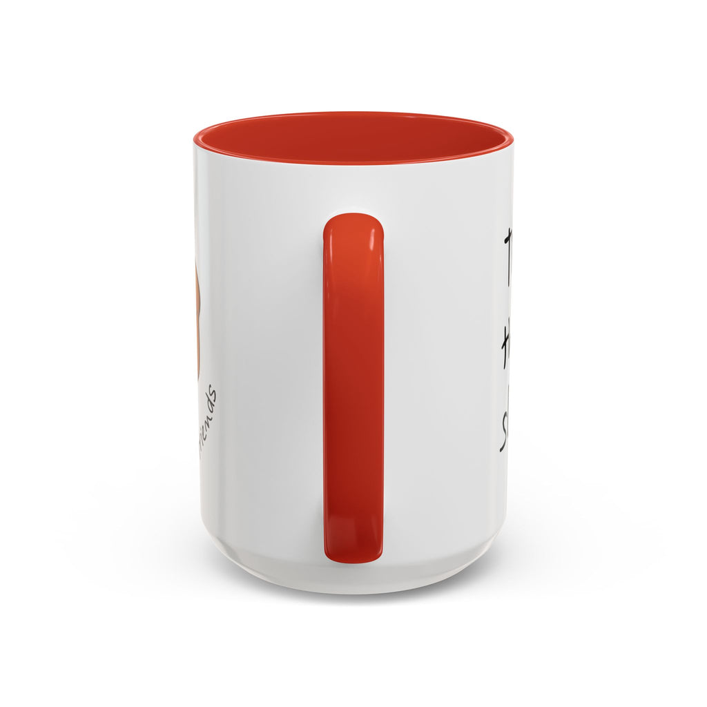 Kawaii Walking Bread Illustration Mug | Accent Coffee Mug (11oz, 15oz) | Breadfriend