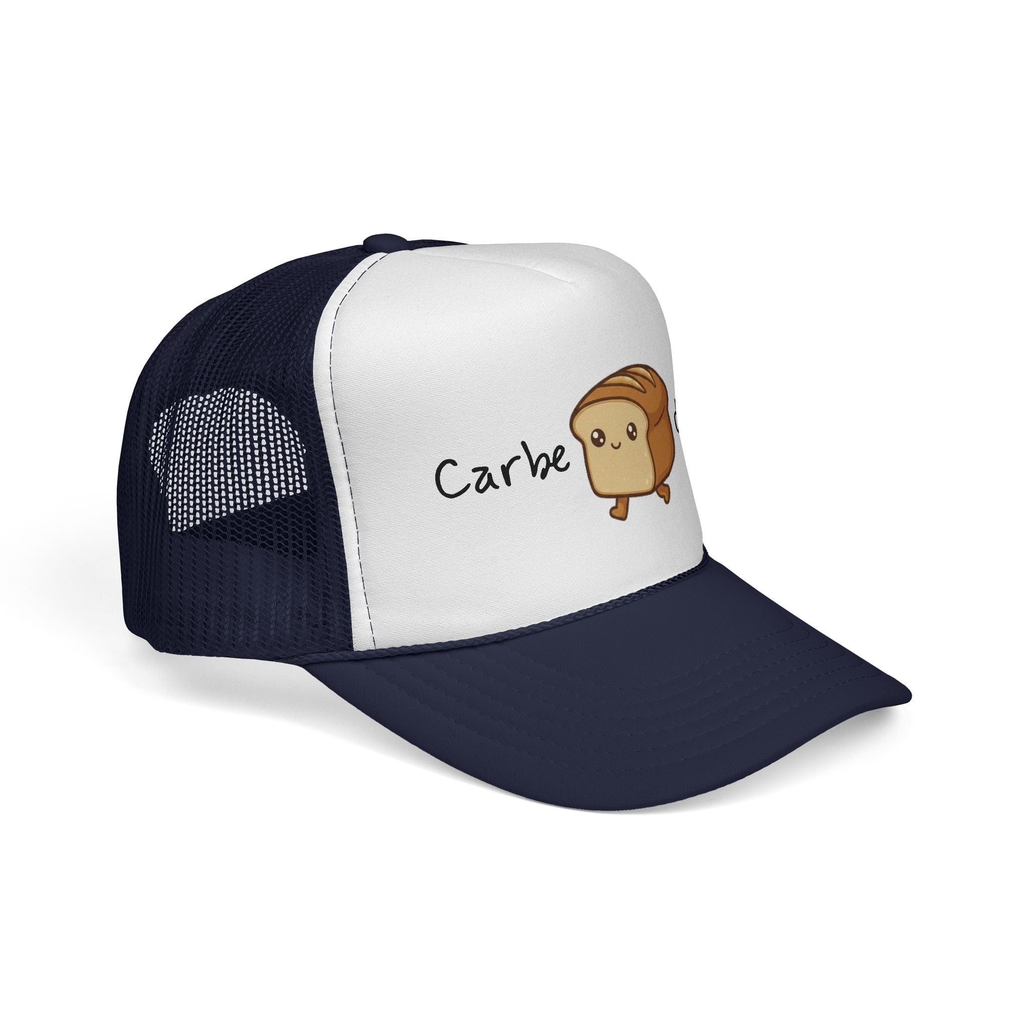 Carbe Diem Trucker Cap | cute bread hat, pun design | Breadfriend