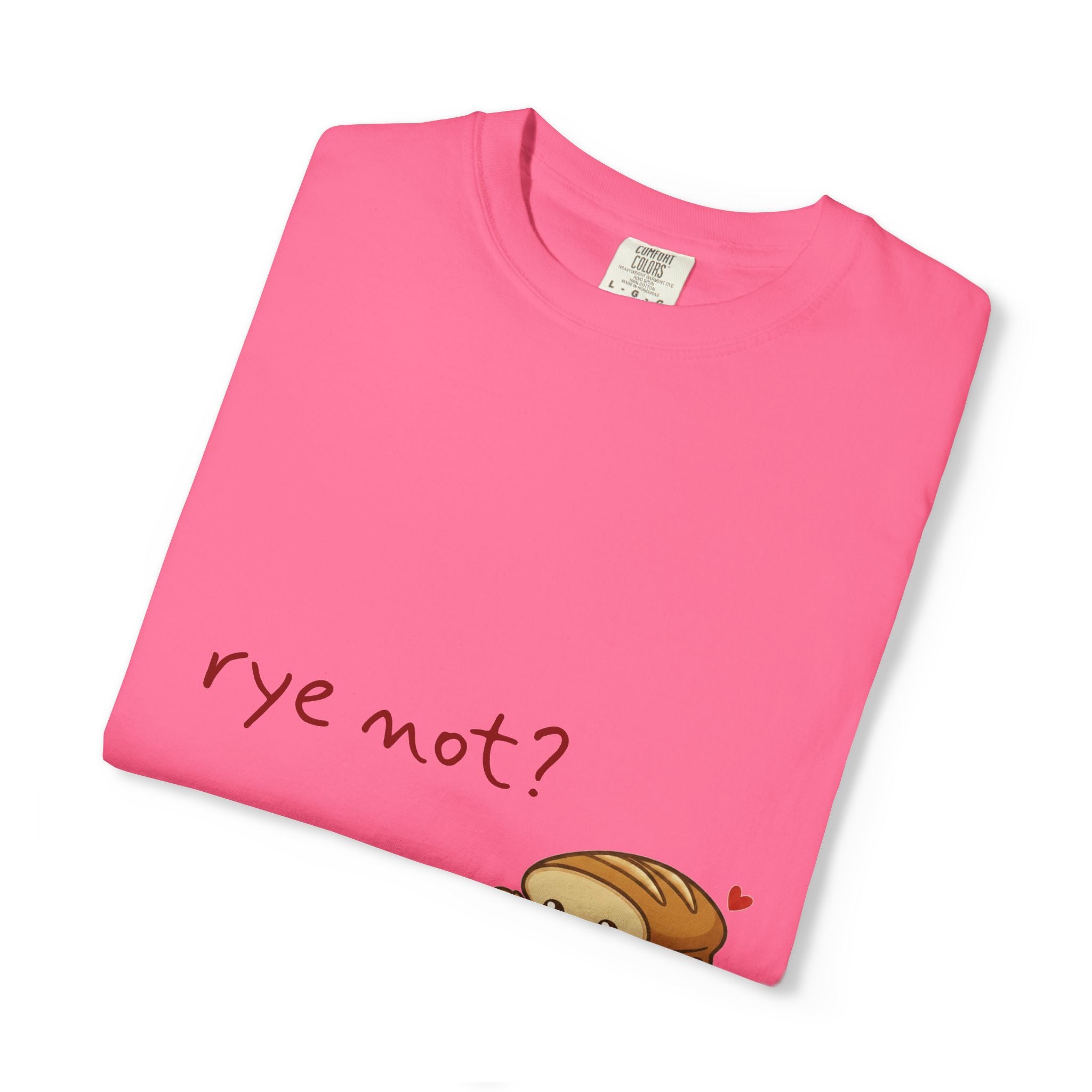 Rye Not? Cartoon Bread Character T-shirt | breadfriends graphic tee