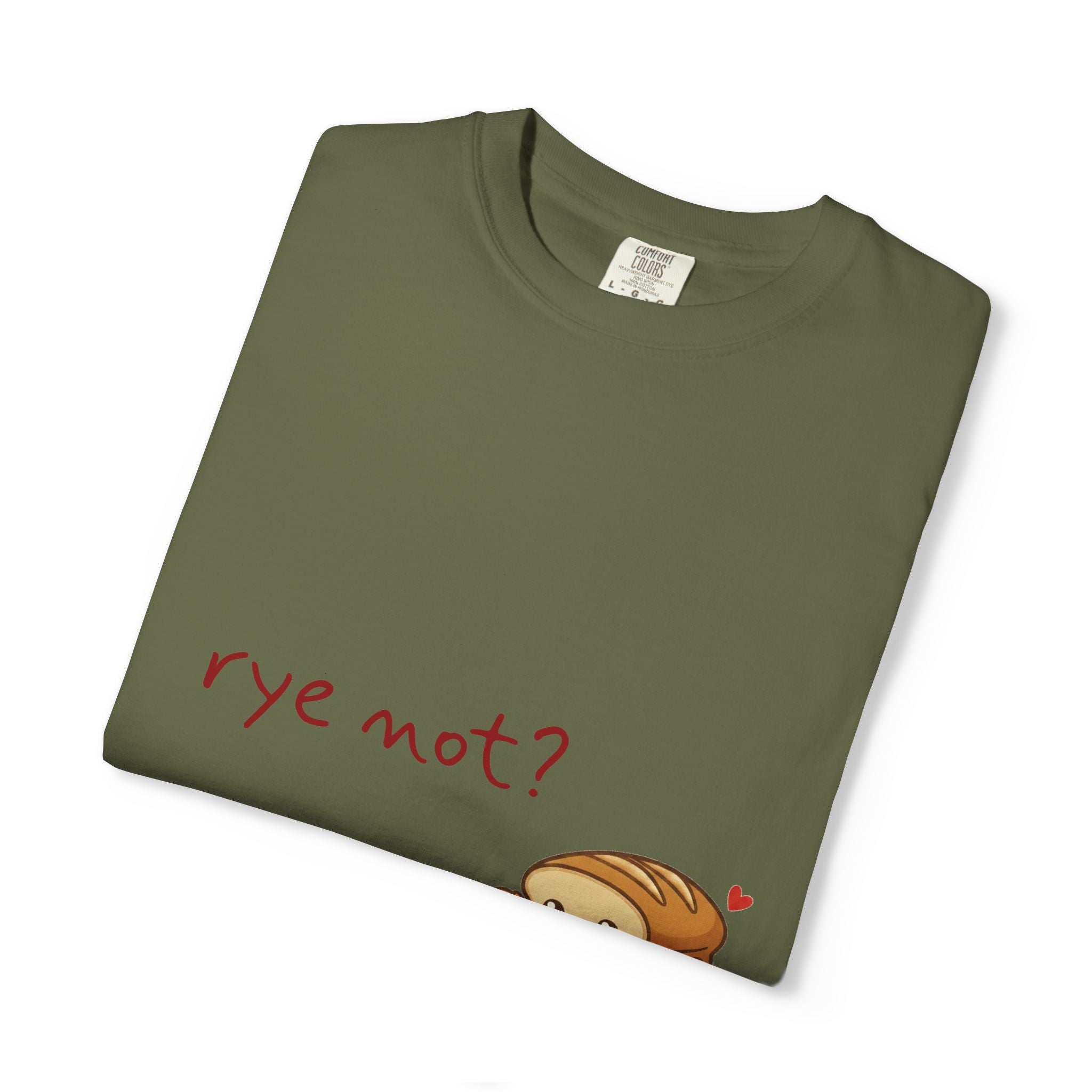 Rye Not? Cartoon Bread Character T-shirt | breadfriends graphic tee