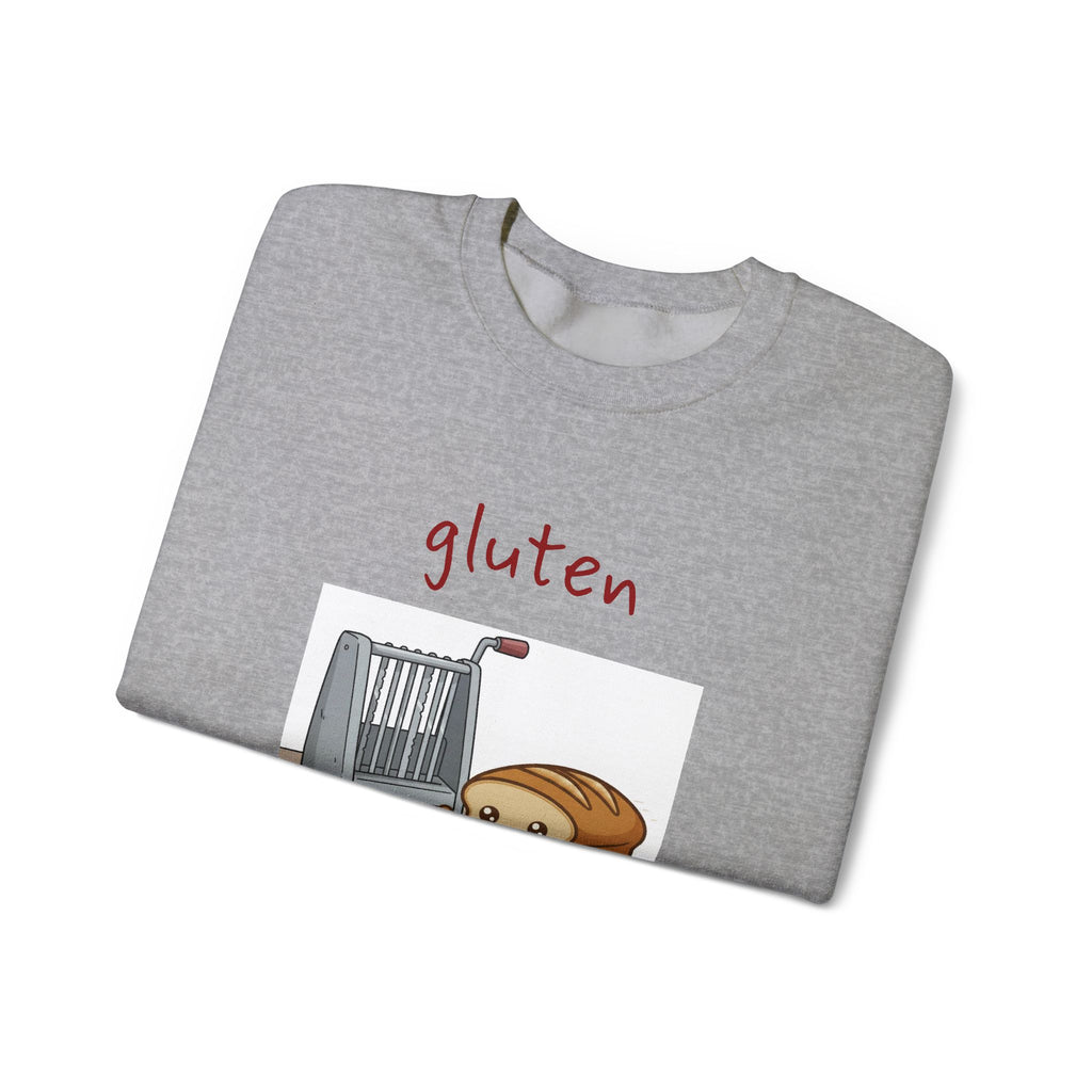 gluten for punishment Sweatshirt | Cute Bread Toaster Illustration | Breadfriend