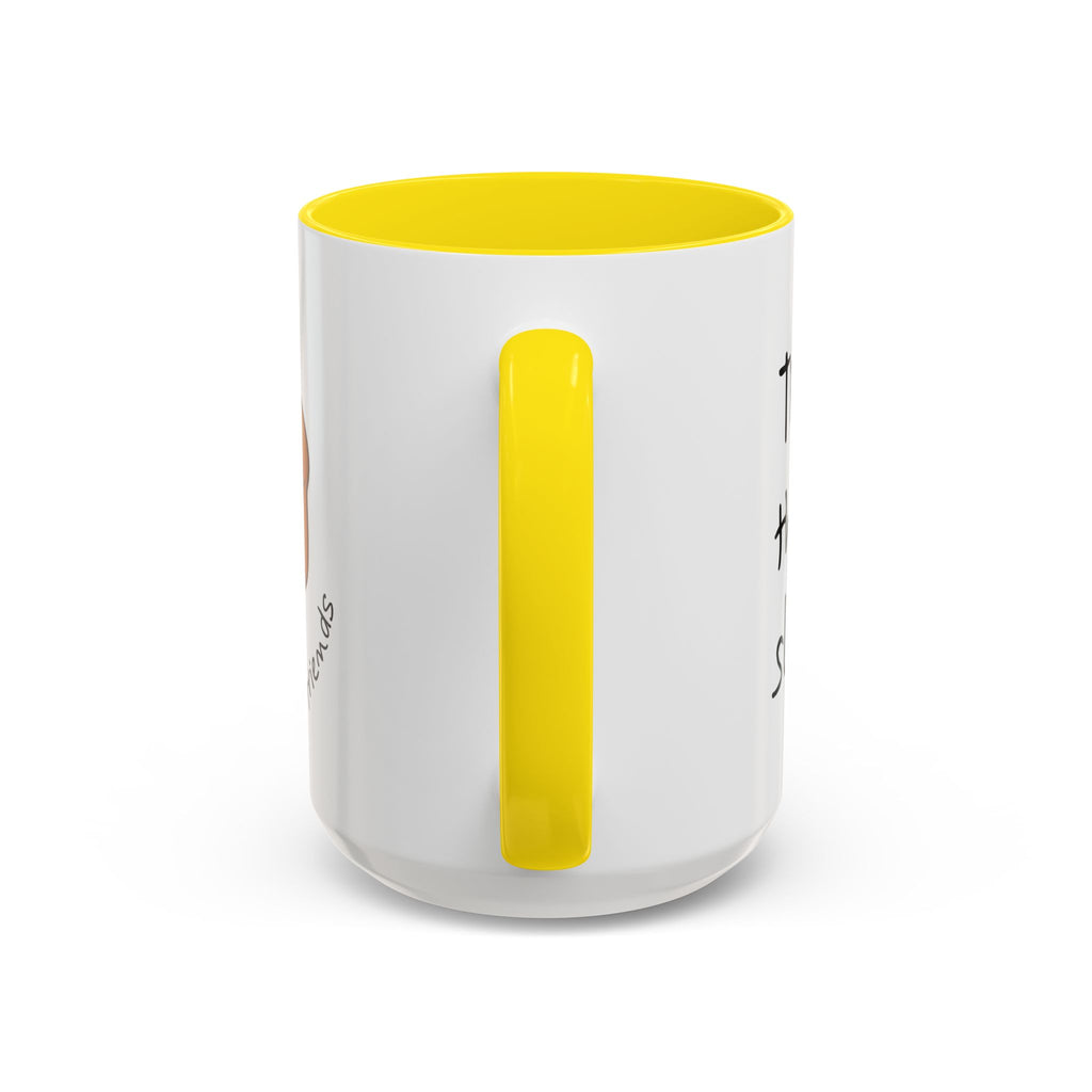 Kawaii Walking Bread Illustration Mug | Accent Coffee Mug (11oz, 15oz) | Breadfriend