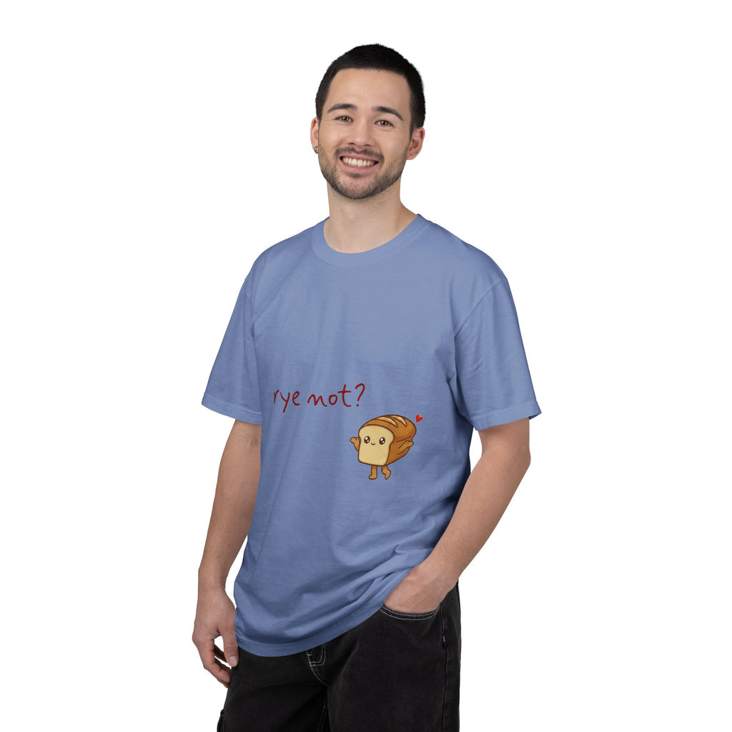 Rye Not? Cartoon Bread Character T-shirt | breadfriends graphic tee