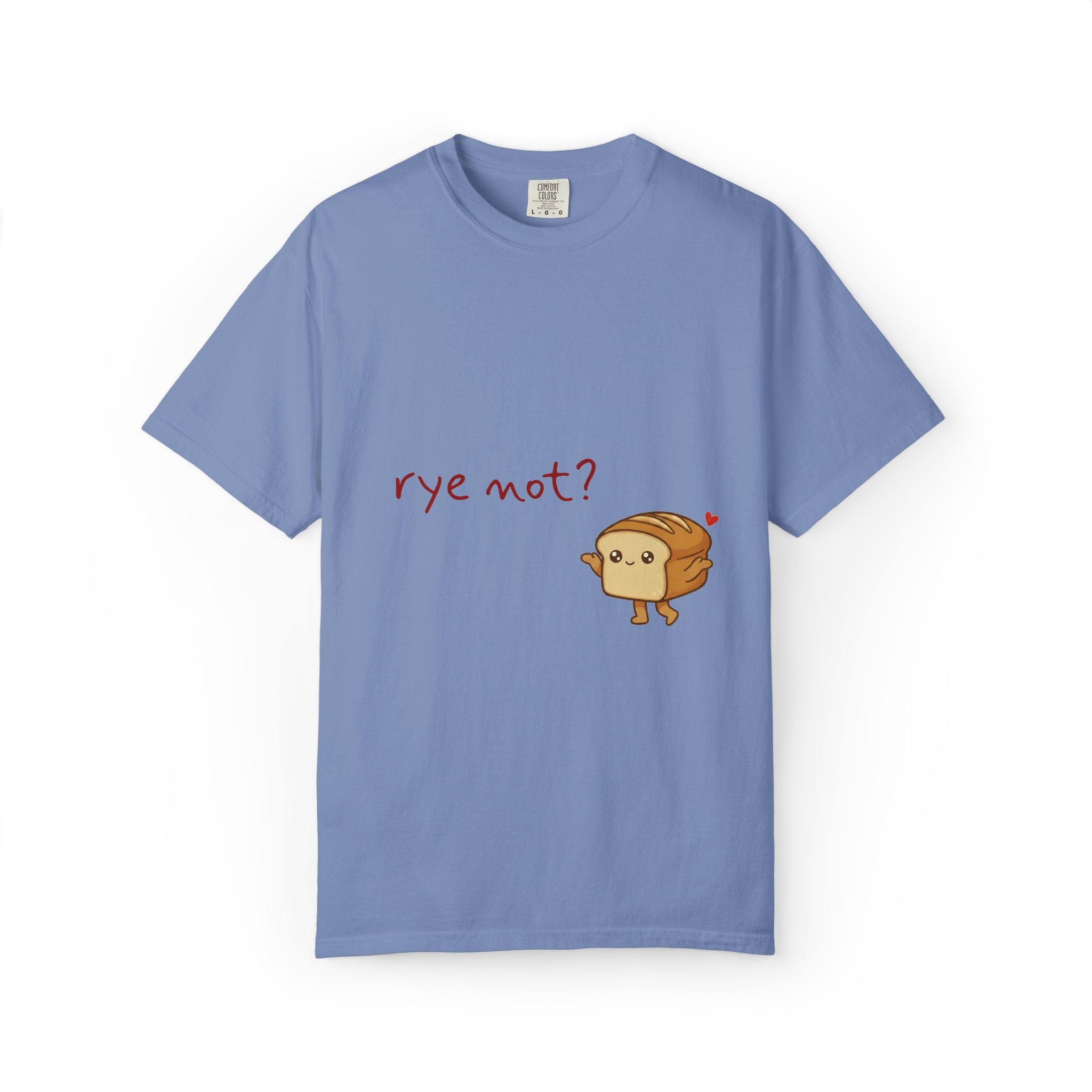 Rye Not? Cartoon Bread Character T-shirt | breadfriends graphic tee