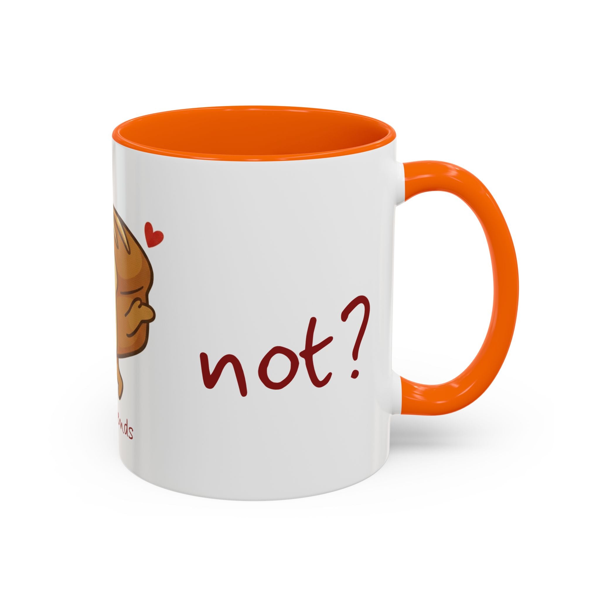 Rye Not? Walking Bread Illustration Mug | Kawaii Loaf Coffee Mug | Breadfriend