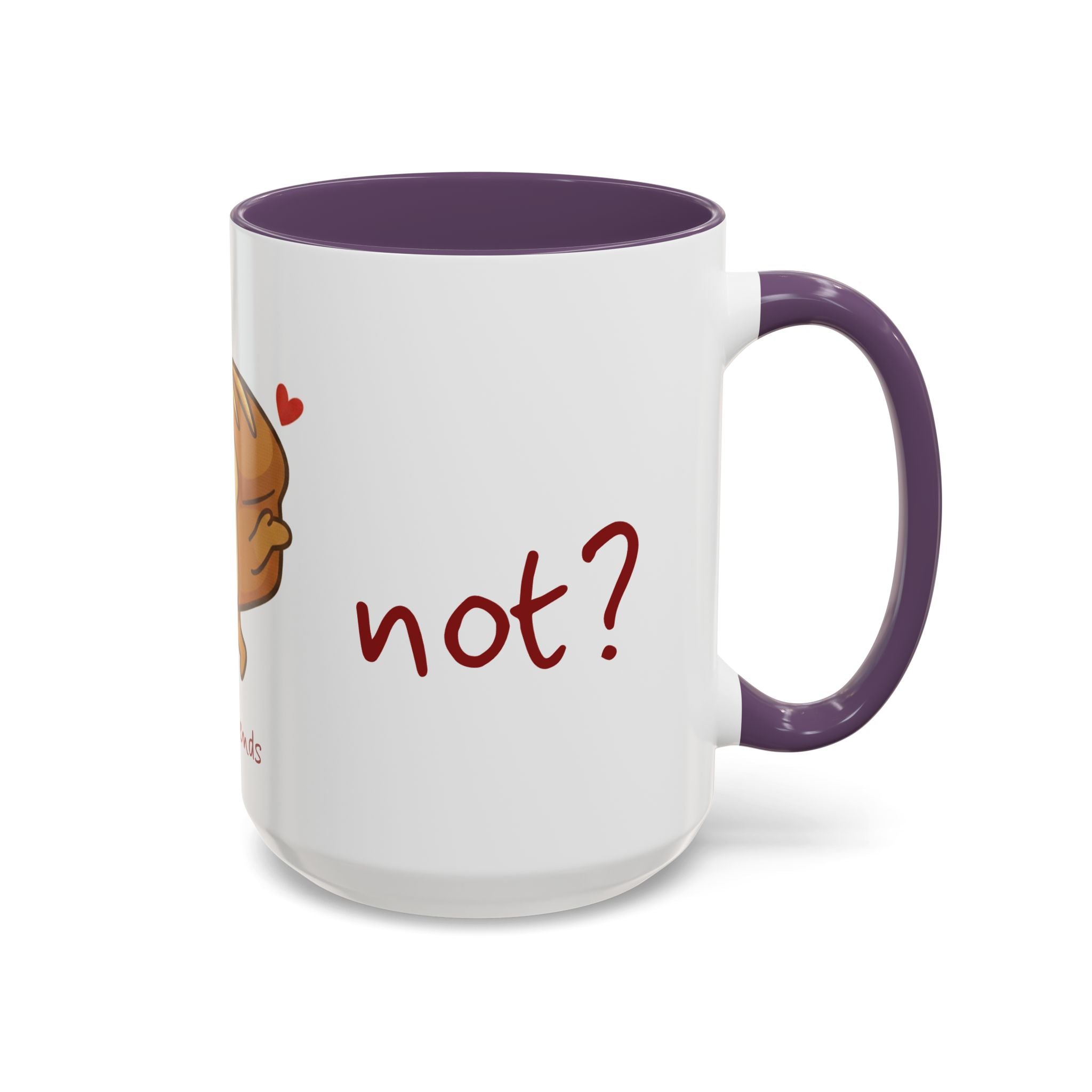 Rye Not? Walking Bread Illustration Mug | Kawaii Loaf Coffee Mug | Breadfriend