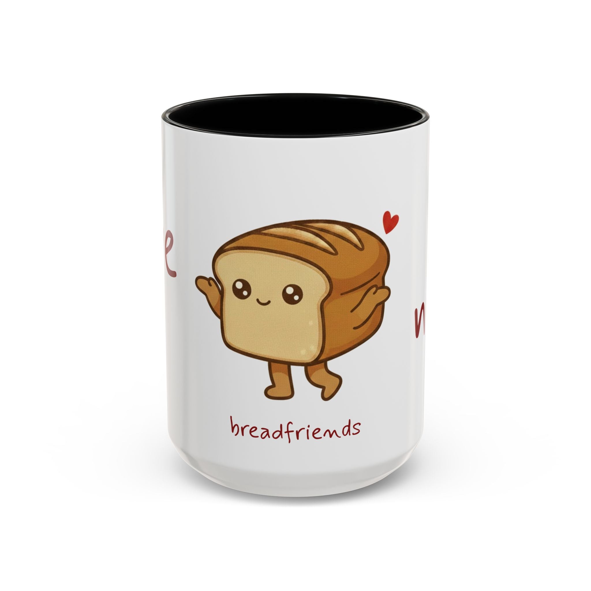 Rye Not? Walking Bread Illustration Mug | Kawaii Loaf Coffee Mug | Breadfriend