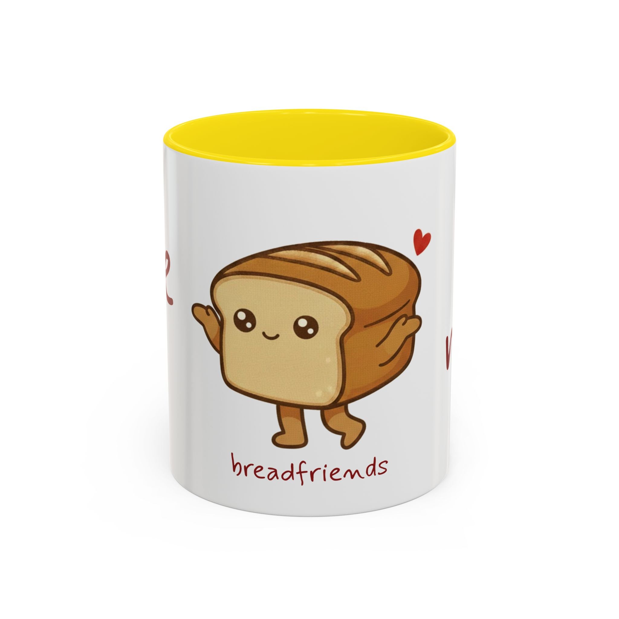 Rye Not? Walking Bread Illustration Mug | Kawaii Loaf Coffee Mug | Breadfriend
