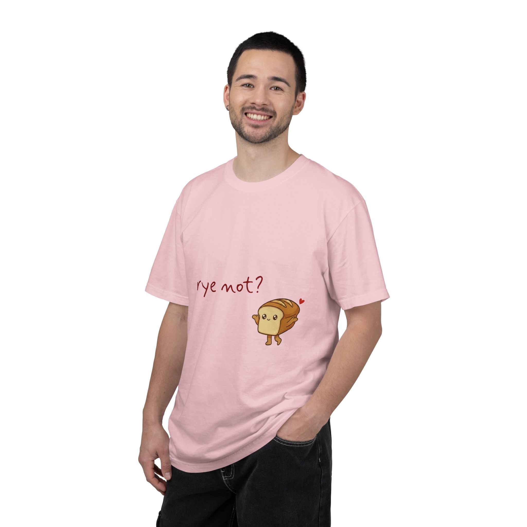 Rye Not? Cartoon Bread Character T-shirt | breadfriends graphic tee