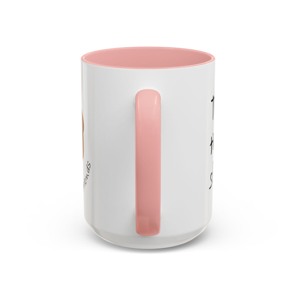 Kawaii Walking Bread Illustration Mug | Accent Coffee Mug (11oz, 15oz) | Breadfriend