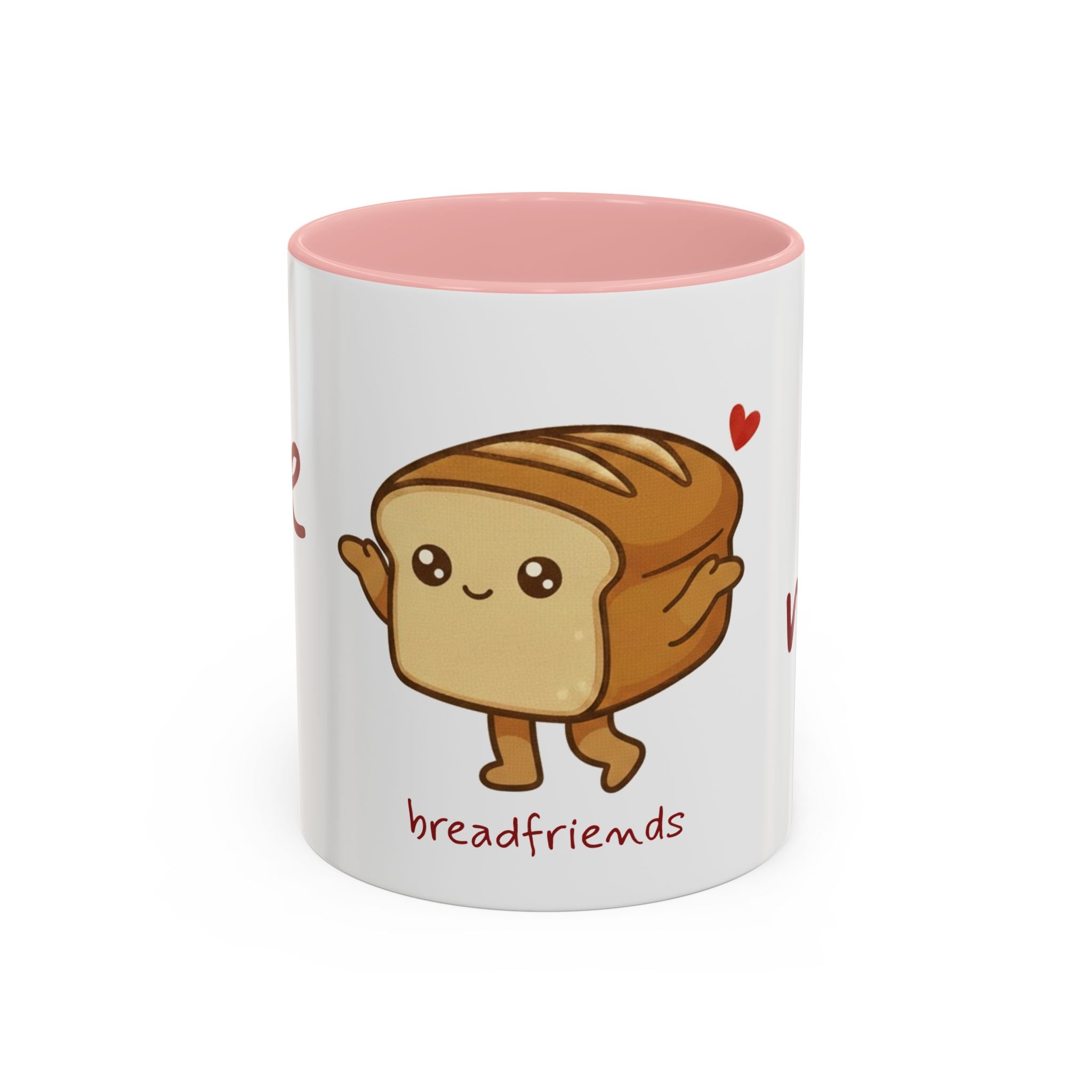 Rye Not? Walking Bread Illustration Mug | Kawaii Loaf Coffee Mug | Breadfriend