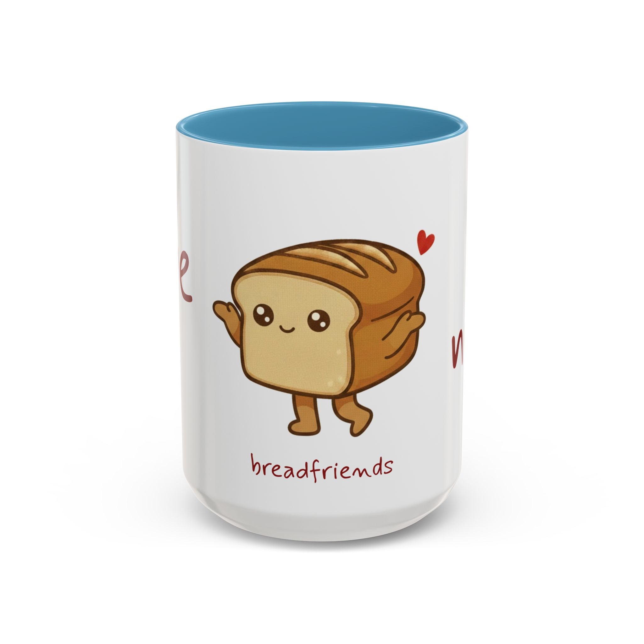 Rye Not? Walking Bread Illustration Mug | Kawaii Loaf Coffee Mug | Breadfriend
