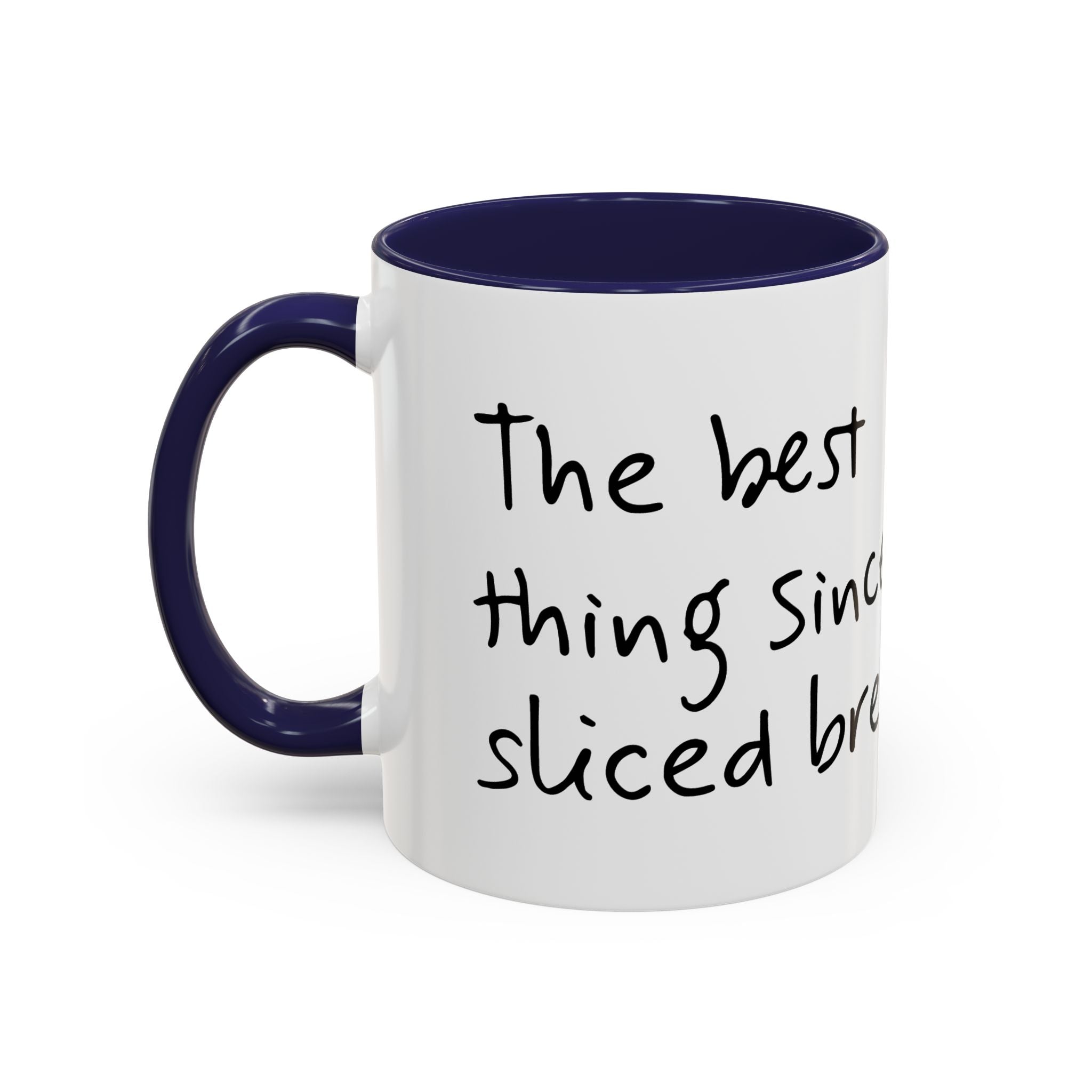 Kawaii Walking Bread Illustration Mug | Accent Coffee Mug (11oz, 15oz) | Breadfriend