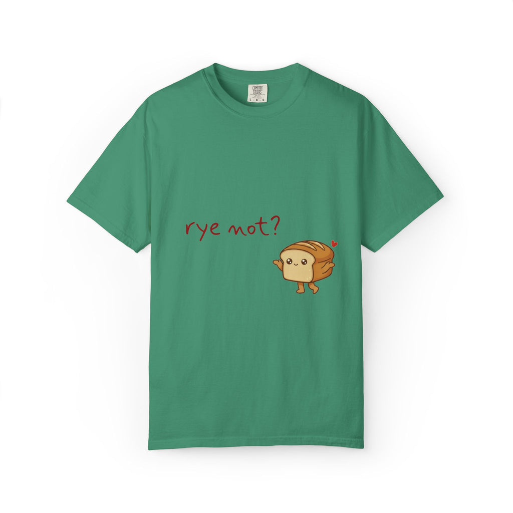 Rye Not? Cartoon Bread Character T-shirt | breadfriends graphic tee
