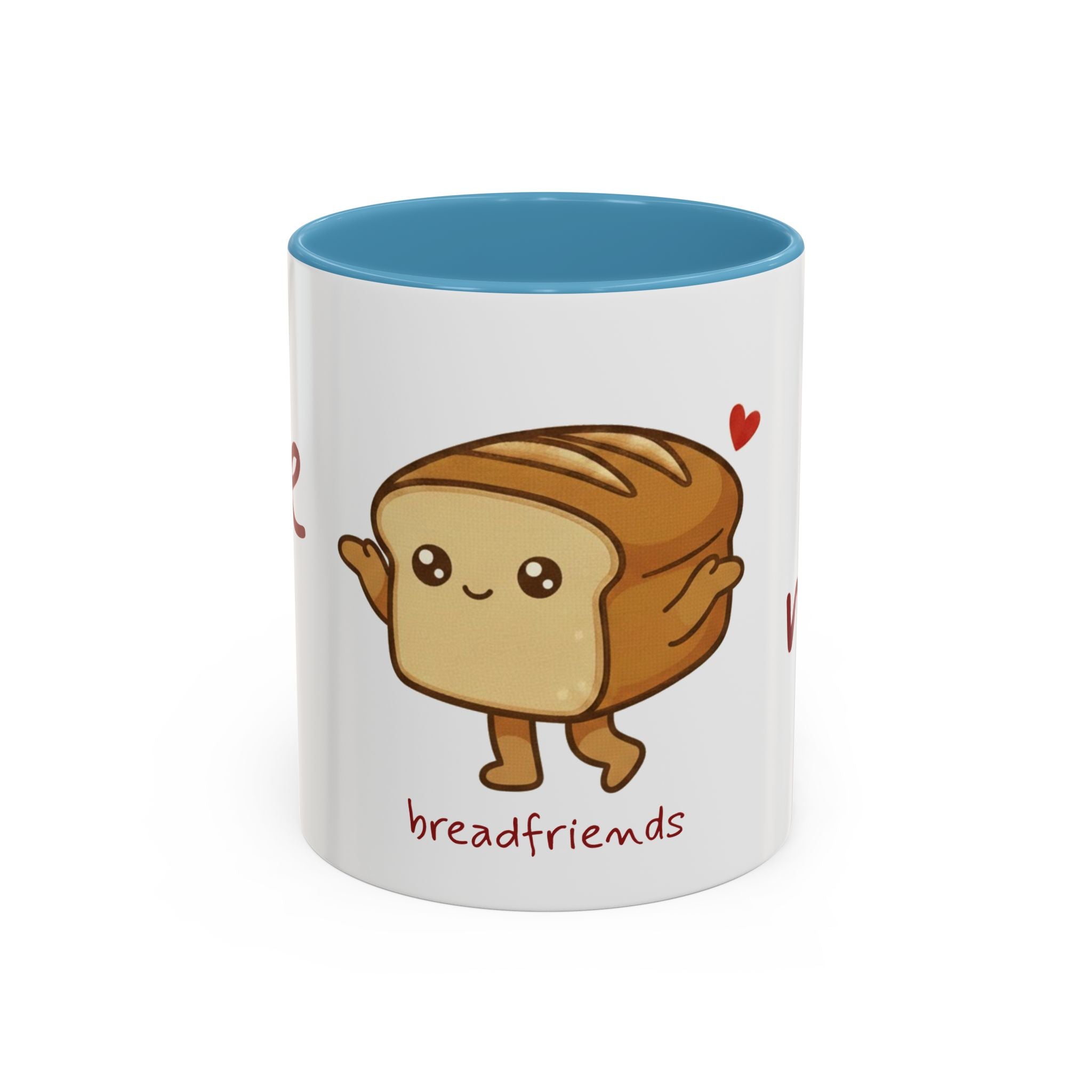 Rye Not? Walking Bread Illustration Mug | Kawaii Loaf Coffee Mug | Breadfriend