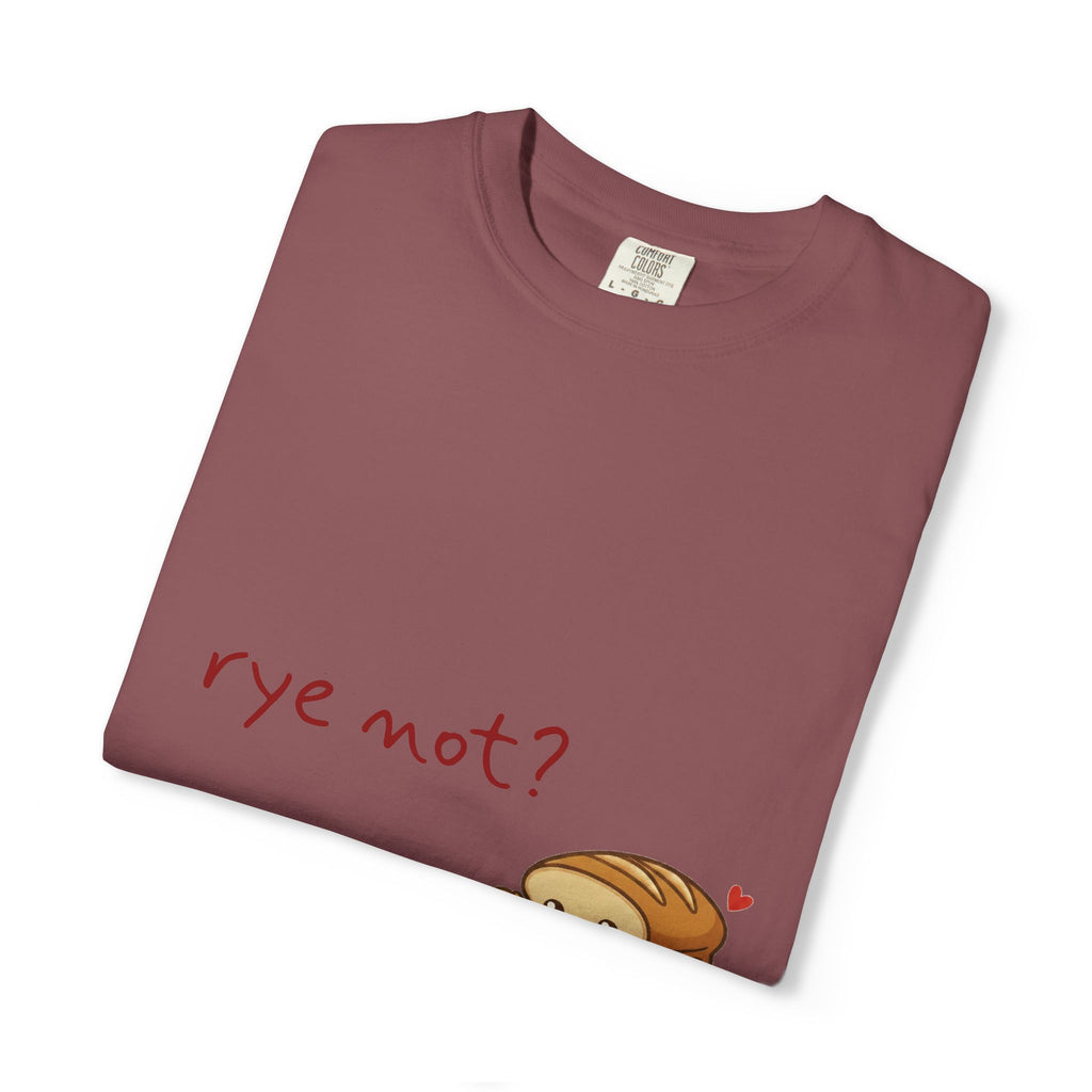 Rye Not? Cartoon Bread Character T-shirt | breadfriends graphic tee