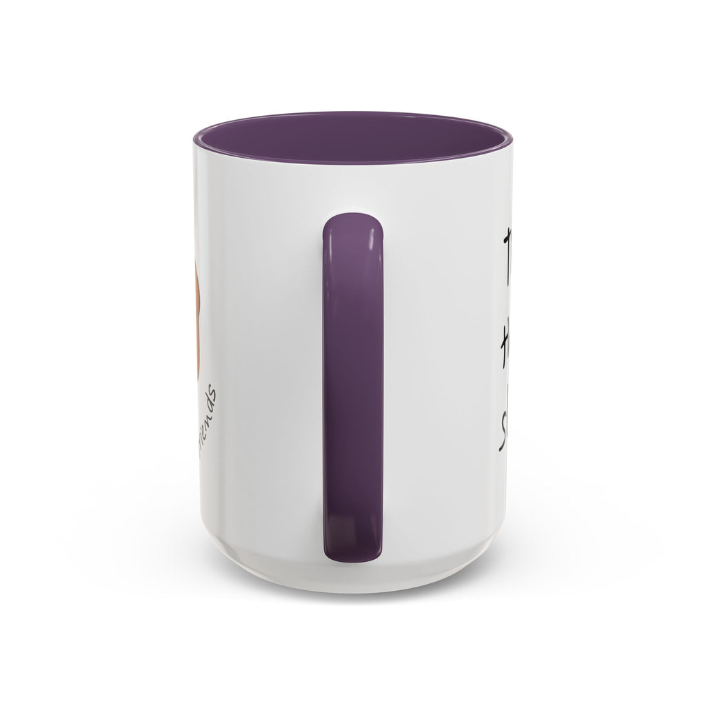 Kawaii Walking Bread Illustration Mug | Accent Coffee Mug (11oz, 15oz) | Breadfriend