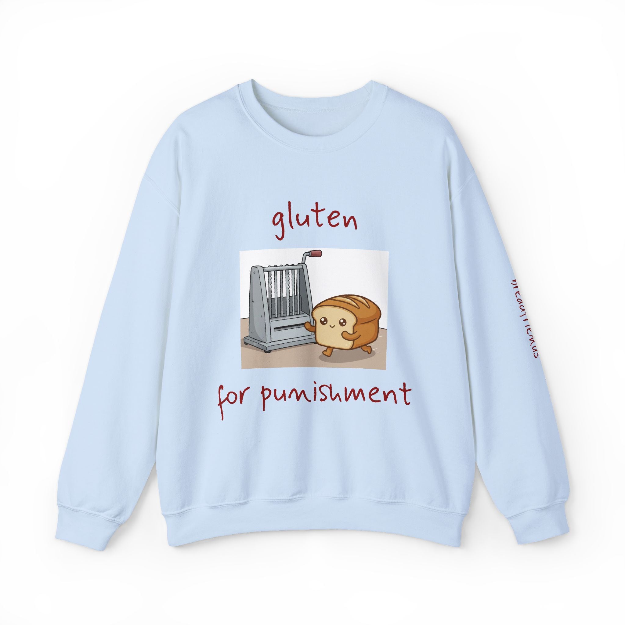 gluten for punishment Sweatshirt | Cute Bread Toaster Illustration | Breadfriend