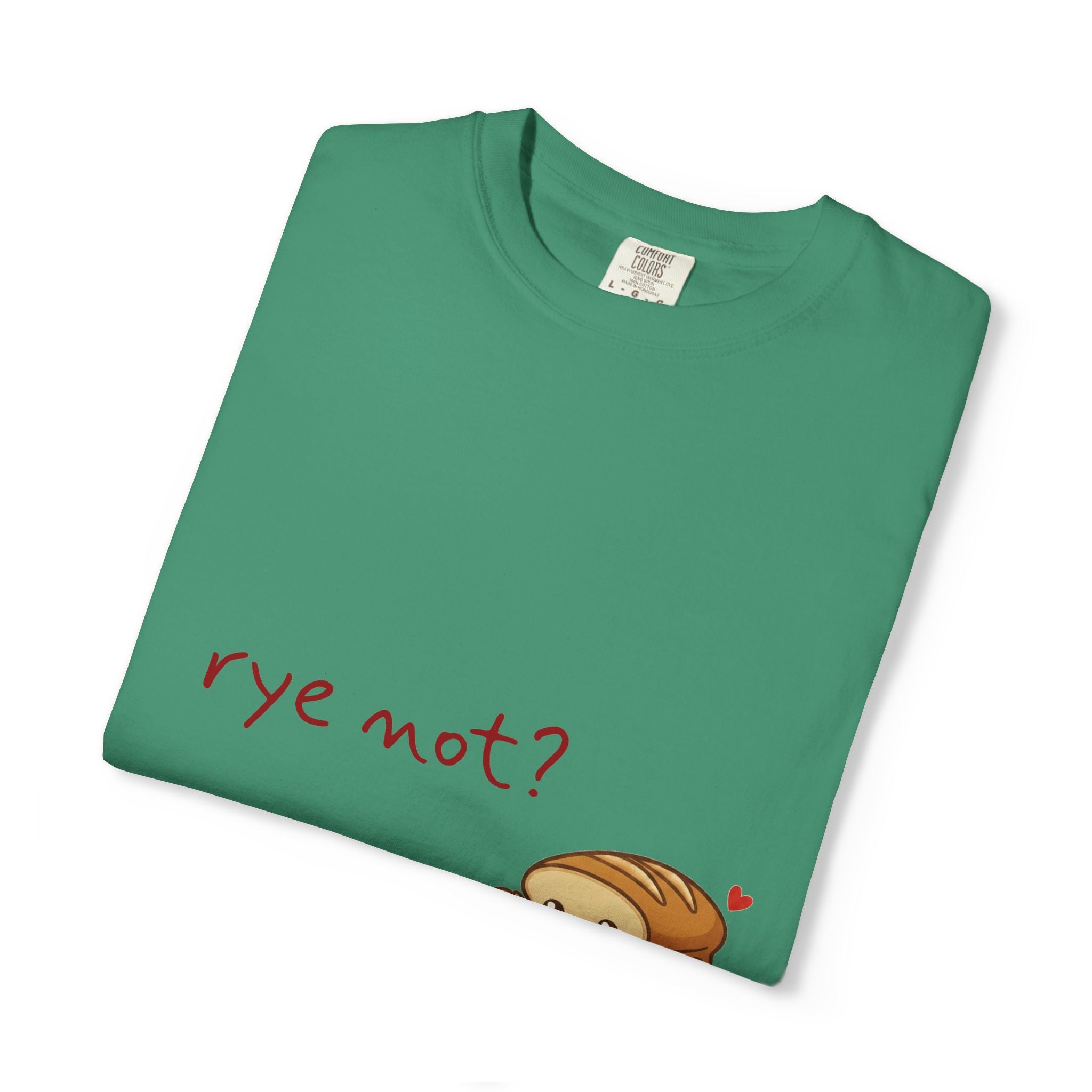 Rye Not? Cartoon Bread Character T-shirt | breadfriends graphic tee